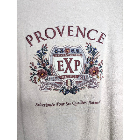 VTG 90s Express Athleisure Embroidered Collegiate Academia Crew Neck Sweatshirt - Picture 2 of 7